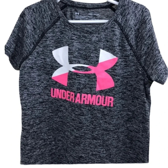 UNDER ARMOUR EUC GIRLS TOP SIZE YMD M - Picture 1 of 6